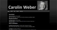 Desktop Screenshot of carolinweber.maxverein.de