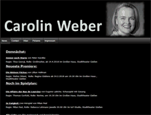 Tablet Screenshot of carolinweber.maxverein.de